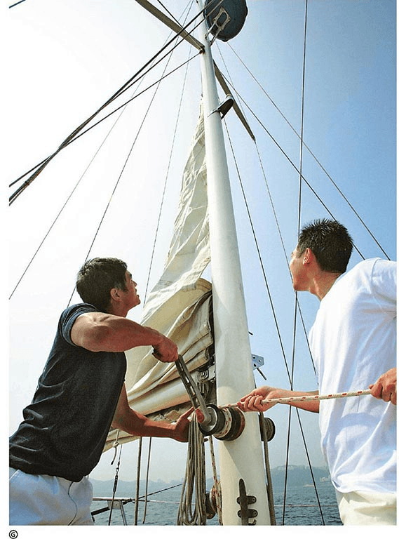 Why can sailboats sail against the wind?
